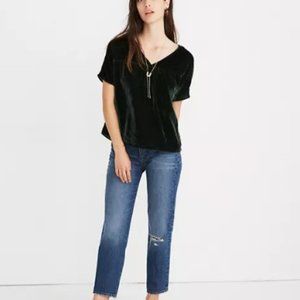 Madewell Velvet Rhyme Top